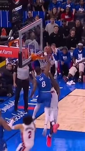 Dunked On His HEAD?! 🤯 #nbashorts #nbahighlights #nbaplayoffs #dunk