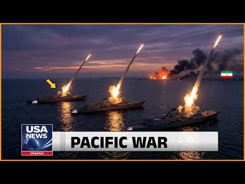 USA War: Iran Launches Missiles at US Fleet — War Erupts