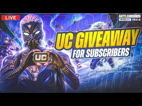 UC GIVEAWAY IS BACK 😍😍 #shortstream #gaming #pubgmobile #bgmi #facecam #foryou