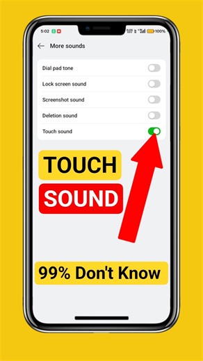 Mobile Touch Sound On Kaise Kare | Keyboard & Screen Sound