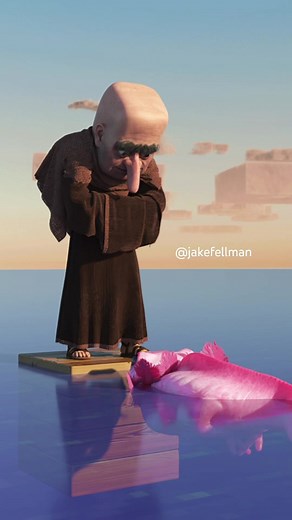 Minecraft Villager and Axolotl Rescue Adventure