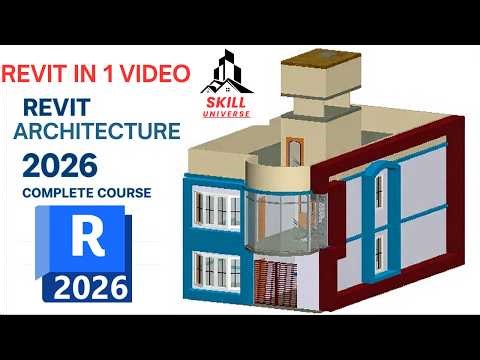 REVIT Architecture Full Course (2026) | Beginner to Pro in One Video 🚀