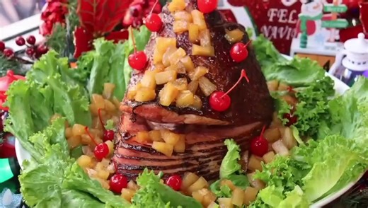 Receta fácil de jamón espiral para Navidad