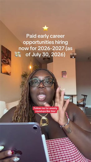 Here are a few early career opportunities that recently crossed my timeline! ⭐️All roles can be found in my 🔗 in bio!! The job boards list can also be found with the 🔗 in my bio #earlycareer #jobhunting #entryleveljobs #theninthsemester