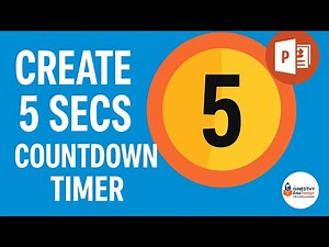 Create 5 Secs Countdown Timer| PowerPoint Tutorial