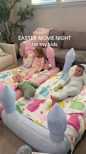Surprising My Kids with an Easter Movie Night