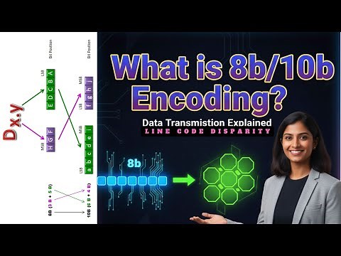 What is 8b/10b Encoding | 8b/10b line code disparity computer networks | 8b/10b