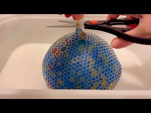 How to make a squeeze balloon bomb スクイーズバルーンボムの作り方#asmr