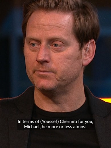 'Do you feel he has the potential to be a top striker?' 🤔 'No, I don't' ❌ Michael Stewart on Youssef Chermiti after the Rangers striker's hat-trick against Hearts on Sunday 🎩 #BBCFootball #Rangers #Chermiti