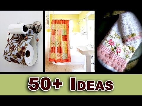 50+ Quick & Easy Bathroom Sewing Projects