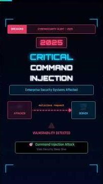Day 26 – Command Injection Vulnerability Explained#Day26#CyberSecurity#EthicalHacking