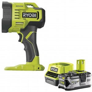 Pack RYOBI Spot LED 18V One+ 3000 Lumens RLS18-0 - 1 Batterie 4.0Ah - 1 Chargeur rapide RC18120-140