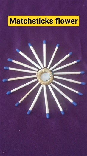 matchsticks flower 🌻#shorts #shortsfeed ‪@hinascreativehub‬ ‪@youtubecreators‬