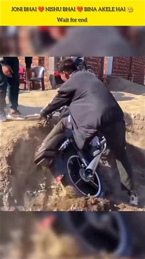 Joni bhai 💔😭 Nishu bhai 💔 के बिनबिल्कुल अकेला हो गया है 🥺😔|| #automobile #nishudaswal #facts #shorts