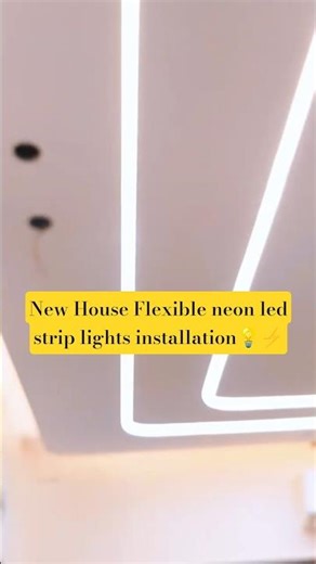 Flexible Neon Led Strip Light💡 #electric #electrical #electrician #viral #ytshorts #shorts #trending