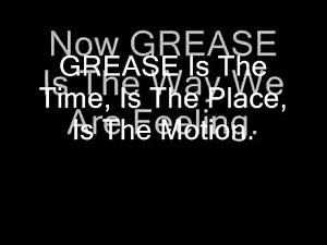 Grease-Beegees Lyrics (Frankie Valli Version)