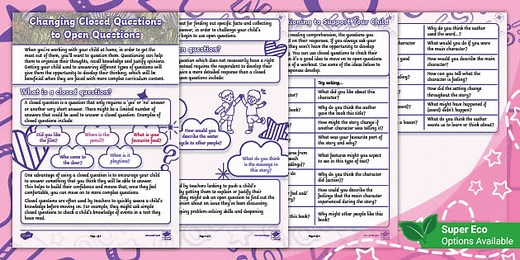 Changing Closed Questions to Open Questions