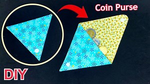 10K views · 443 reactions | Easy Diy Triangle Coin Purse Easy Pattern Sewing Tutorial | | P&K Handmade | Facebook