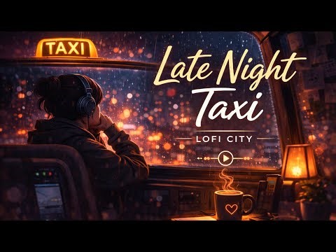 Late Night Taxi 🌧️ Chill Lofi Beats for Midnight Drive | Rainy City Vibes | Lofi City