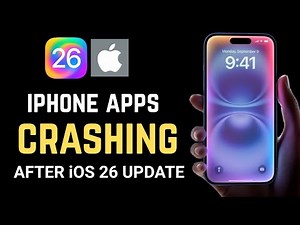 How To Fix iPhone Apps Crashing After iOS 26 Update
