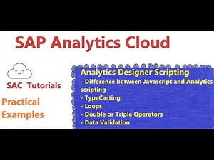 32. Scripting in Analytics Cloud ( SAC)