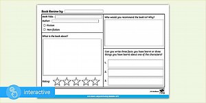 Interactive PDF Book Review KS2
