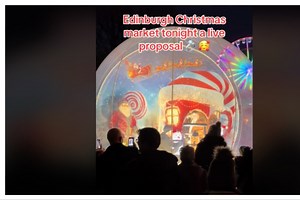 The most romantic place in Edinburgh is...