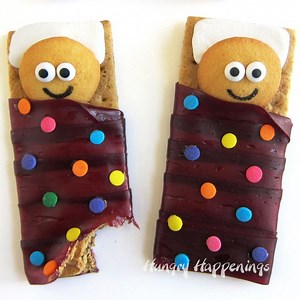 Sleeping Bag Snacks made with Welch's® Fruit Rolls