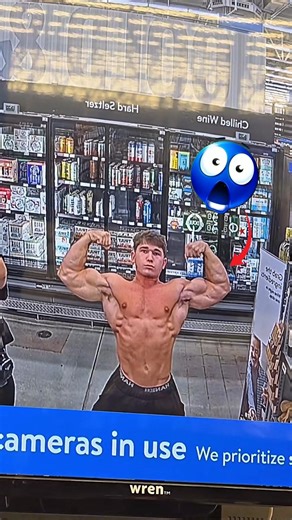 CCTV Caught This Insane Muscle Physique 😱 #gymmotivation #bodybuilding #shorts
