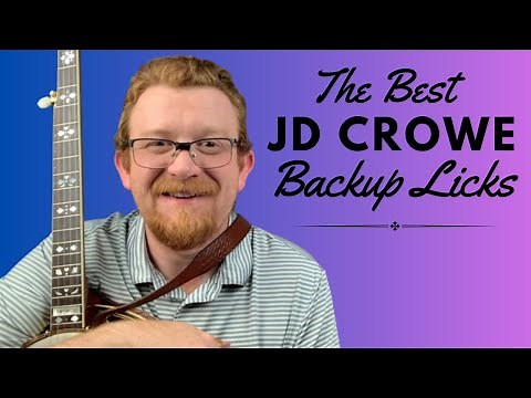 The Best JD Crowe Backup Licks // Banjo Lesson