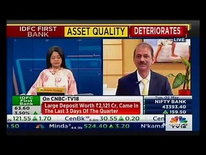 V Vaidyanathan, MD & CEO, IDFC FIRST Bank speaks to CNBC TV18 on Q4 FY23 results