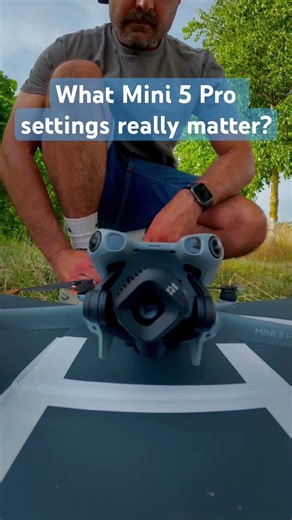 Which DJI Mini 5 Pro settings really matter? #AerialFilmmaking #DJIMini5Pro