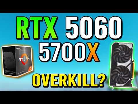 RTX 5060 + R7 5700X — No Bottleneck? | 18 Games Tested