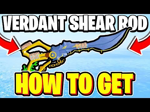 How To GET VERDANT SHEAR ROD In Fisch! (VERDANT SHEAR ROD SHOWCASE) Roblox