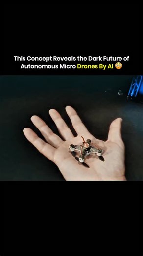 Knowledge Matrix on Instagram: "This concept shows how micro drones evolve when artificial intelligence, computer vision, and autonomous decision systems advance together. These platforms operate at extremely small scales while processing large amounts of sensor data in real time. They navigate complex spaces, detect faces or objects, and select actions within milliseconds. Unlike traditional drones, no remote pilot guides each move. Embedded sensors and AI models interpret surroundings faster t