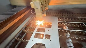 New improved RV control panel from busted up plastic to 3/16” steel plate. It’s never gonna break again! Measured, re-designed in CAD and Laser cut with my @lagunatools fiber laser for a recent customer. These things always crack, this is probably the 5th one I have done, but the first one out of metal. #smd @wccaraudio @smdmfgofficial | SMD Steve Meade Designs OFFICIAL Fan Page!