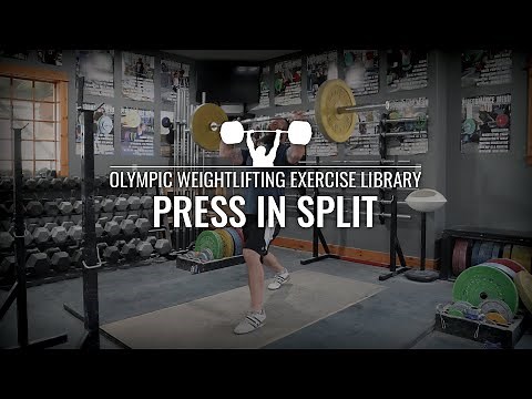 Press in Split | Olympic Weightlifting Exercise Library