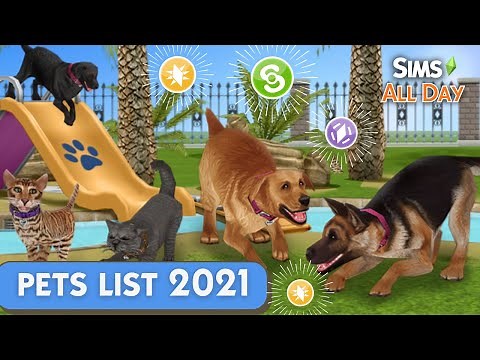 Sims Freeplay || Pets 🐕 (puppies, kittens, dogs, cats, pig, reindeer, dragons, fairies)