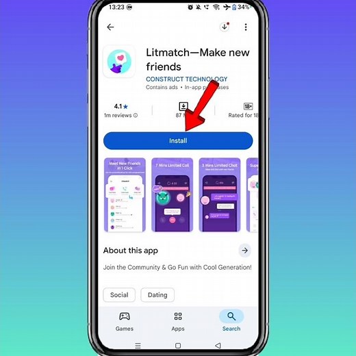 How To Install Litmatch Make New Friends App On Android || How To Download Litmatch App #litmatch
