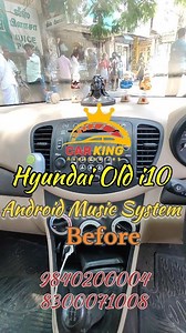 Hyundai Old i10 Android Music System @carkingaccessories chennai For more details please contact 91-9840200004 91-8300071008 #hyundaii10 #i10 #carsterioshop #carmusicsystemupgrate #carmusicshop #carandoridmusicsystem #car #carandroidplayer #chennai #trending #virul #reels #carlover #carmusic | Car King Accessories