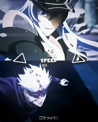 Gojo vs EsDeath | Collab: ‪@LordKyoka‬ || #jujutsukaisen #gojo #esdeath #akamegakill #anime #wis