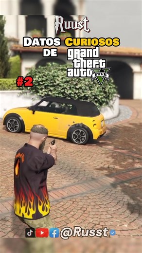 Esto pasa si perforas el tanque de Gasolina de un Auto en GTA 5 😱 #gta #gta5 #GTAV #GTAOnline #gta5online #russt #gaming #ruustmx #virals | Ruust
