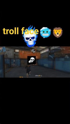 Sone troll face💀🦁 #freefire #video #shorts