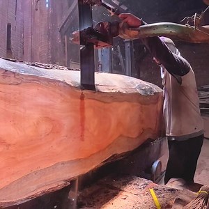 This red wood will be used as boards for cupboards | Putirana Woodworker