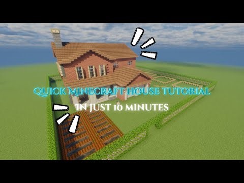 The Perfect Minecraft House(Tutorial) | Easy to build | Quick