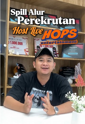 Buat yang tertarik jadi host live, langsung dm ajahh 😊 #hopsentertainment #fyp #livestreaming #agencytiktok #recruitment