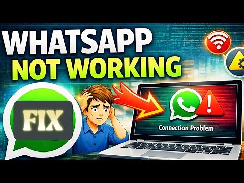 Fix Whatsapp Not Working On PC Laptop | Working Repair Guide