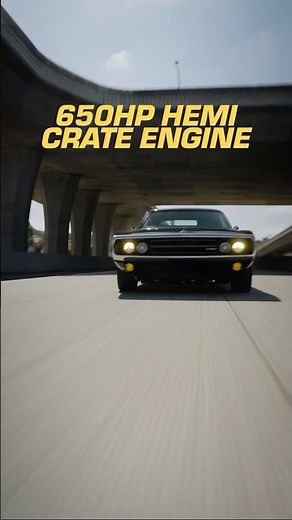 650HP HEMI Swapped 1970 Charger: Driving Like Modern Traffic #cars #v8 #auto