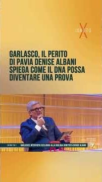 Garlasco, forensic expert from Pavia, Denise Albani, explains how DNA can become evidence