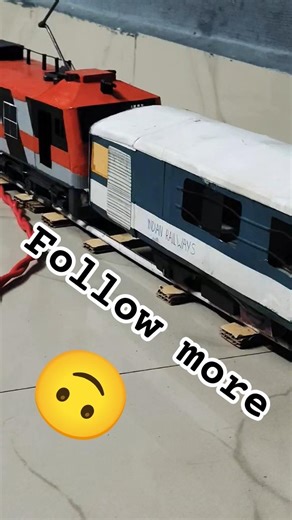 Railway Model CreationsWAP7 Homemade Train at Home #shorts
